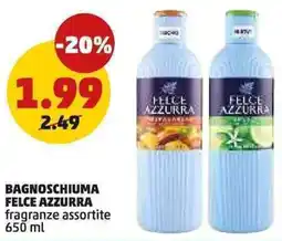 PENNY Bagnoschiuma FELCE AZZURRA offerta