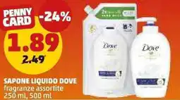 PENNY Sapone liquido DOVE offerta