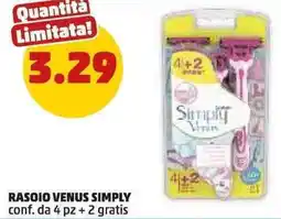 PENNY Rasoio venus simply GILLETTE offerta