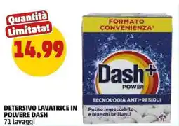 PENNY Detersivo lavatrice in polvere DASH offerta