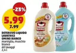 PENNY Detersivo liquido lavatrice OMINO BIANCO offerta