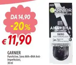 IperFamila GARNIER PureActive, Siero AHA+BHA Anti-Imperfezioni offerta