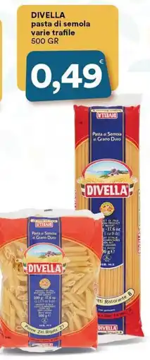 Supermercati Pasquale Prisco DIVELLA pasta di semola varie trafile offerta