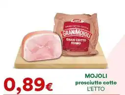 Supermercati Pasquale Prisco MOJOLI prosciutto cotto offerta