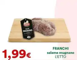 Supermercati Pasquale Prisco FRANCHI salame mugnano offerta