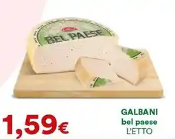 Supermercati Pasquale Prisco GALBANI bel paese offerta