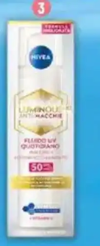IperFamila NIVEA Cellular Luminous Anti-Macchie Fluido Giorno SPF50 Tripla Protezione offerta