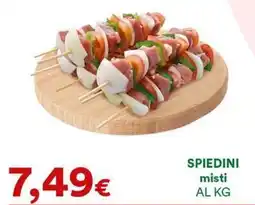 Supermercati Pasquale Prisco SPIEDINI misti offerta