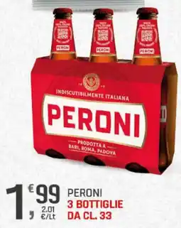 Supermercati Dok Peroni 3 bottiglie offerta