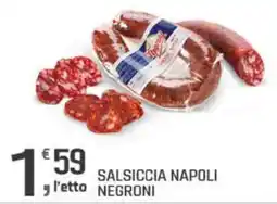 Supermercati Dok Salsiccia napoli NEGRONI offerta