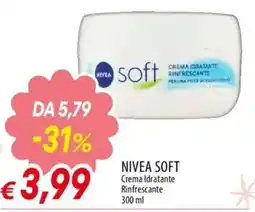 IperFamila NIVEA SOFT Crema Idratante Rinfrescante offerta