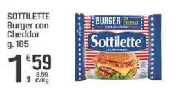 Supermercati Dok SOTTILETTE Burger con Cheddar offerta