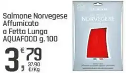 Supermercati Dok Salmone Norvegese Affumicato a Fetta Lunga AQUAFOOD offerta