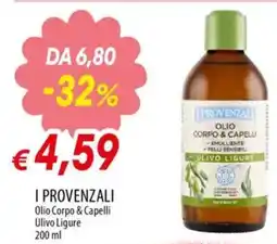 IperFamila I PROVENZALI Olio Corpo & Capelli Ulivo Ligure offerta