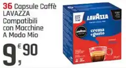 Supermercati Dok 36 Capsule Caffè LAVAZZA Compatibili con Macchine A Modo Mio offerta