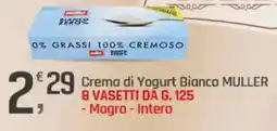 Supermercati Dok Crema di Yogurt Bianco MULLER offerta