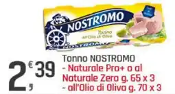 Supermercati Dok Tonno NOSTROMO offerta