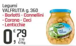 Supermercati Dok Legumi VALFRUTTA offerta