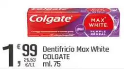 Supermercati Dok Dentifricio Max White COLGATE offerta