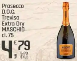 Supermercati Dok Prosecco D.O.C. Treviso Extra Dry MASCHIO offerta