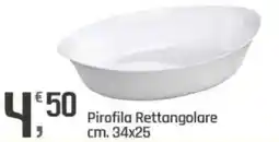 Supermercati Dok Pirofila Rettangolare cm. 34x25 offerta
