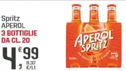 Supermercati Dok Spritz aperol 3 bottiglie offerta