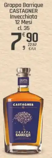 Supermercati Dok Grappa Barrique CASTAGNER Invecchiata 12 Mesi offerta