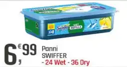 Supermercati Dok Panni SWIFFER -24 Wet - 36 Dry offerta