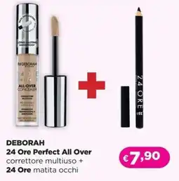 La Saponeria DEBORAH 24 Ore Perfect All Over correttore multiuso + 24 Ore matita occhi offerta