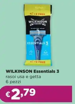 La Saponeria WILKINSON Essentials 3 rasoi usa e getta 6 pezzi offerta