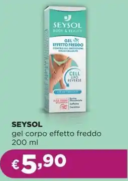 La Saponeria SEYSOL gel corpo effetto freddo offerta