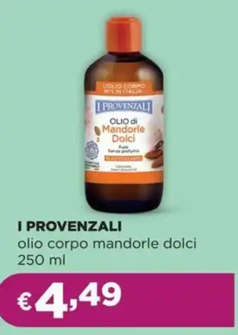La Saponeria I PROVENZALI olio corpo mandorle dolci offerta
