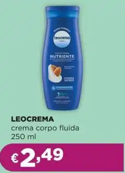 La Saponeria LEOCREMA crema corpo fluida offerta
