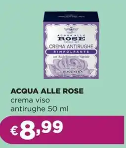 La Saponeria ACQUA ALLE ROSE crema viso antirughe offerta