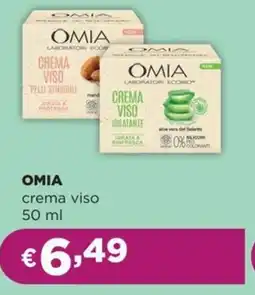 La Saponeria OMIA crema viso offerta