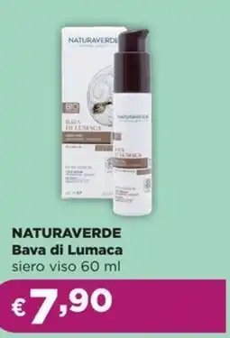 La Saponeria NATURAVERDE Bava di Lumaca siero viso offerta