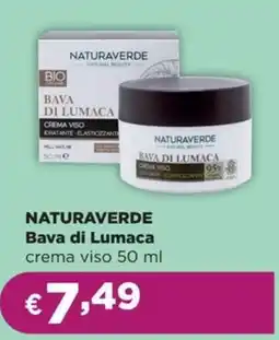 La Saponeria NATURAVERDE Bava di Lumaca crema viso offerta