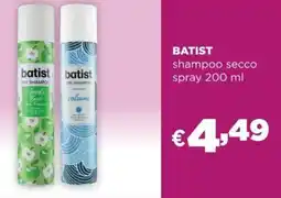La Saponeria BATIST shampoo secco spray offerta