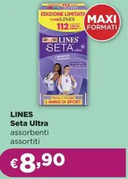 La Saponeria LINES SETA ultra assorbenti assortiti offerta