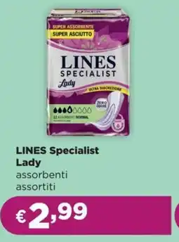 La Saponeria LINES Specialist Lady assorbenti assortiti offerta