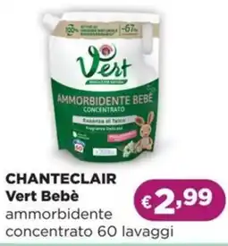 La Saponeria CHANTECLAIR Vert Bebè ammorbidente concentrato offerta
