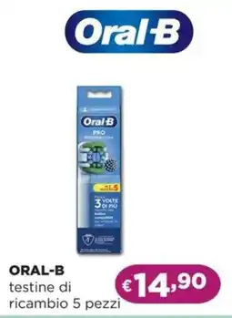 La Saponeria ORAL-B testine di ricambio 5 pezzi offerta
