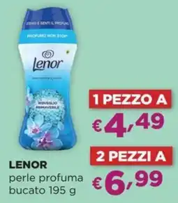 La Saponeria LENOR perle profuma bucato offerta