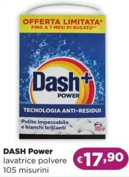 La Saponeria DASH Power lavatrice polvere 105 misurini offerta