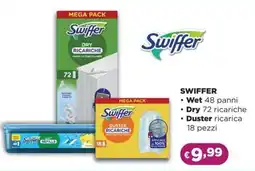 La Saponeria SWIFFER Wet 48 panni-Dry 72 ricariche-Duster ricarica 18 pezzi offerta