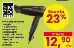 Interspar SiM PEX BASIC Phon pieghevole da viaggio offerta