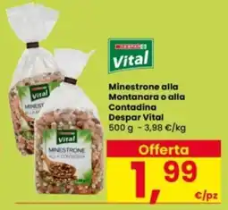 Interspar Minestrone alla Montanara o alla Contadina Despar Vital offerta