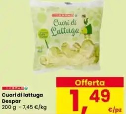 Interspar Cuori di lattuga Despar offerta