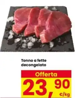 Interspar Tonno a fette decongelato offerta