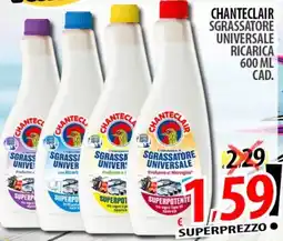Il Genio Supermercato Chanteclair sgrassatore universale ricarica offerta
